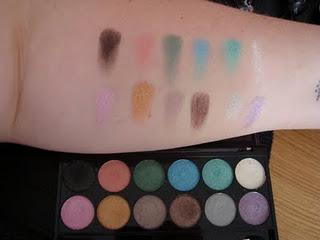 MUA Swatches and what i think so far