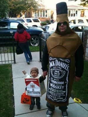 A Halloween constume that disturbed me, but admittedly made me chuckle.