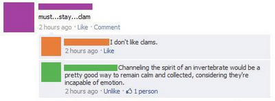 Funny Facebook status messages (spelling FAIL).  This is funny stuff.