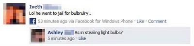 Funny Facebook status messages (spelling FAIL).  This is funny stuff.