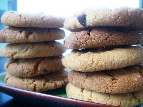 Peanut butter chocolate chip cookies