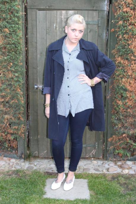 What Scarlett Wore - Blue Trench