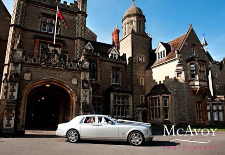 A Tortworth Court wedding -Once upon a time the princess arrived at her castle……