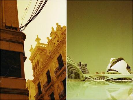 Valencia in redscale