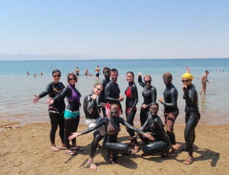 Floating in Agony on the Dead Sea