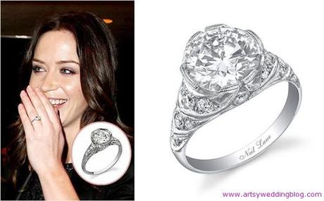 Emily blunt engagement on sale ring