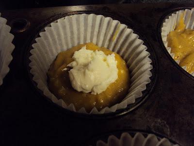 Cream Cheese Filled Pumpkin Cupcakes