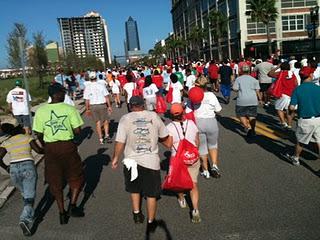 3 Mile Heart Walk...then a Birthday party!