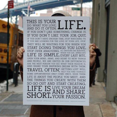 THIS IS YOUR LIFE ~ DO WHAT YOU LOVE