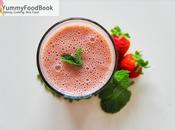 Make Easy Smoothies: Strawberries Mint Smoothie
