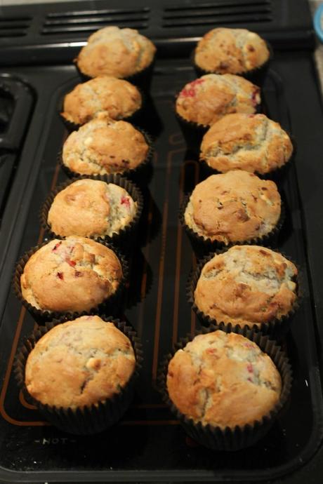 Recipe || White Chocolate and Raspberry Muffins