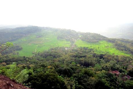 view from Gunung Nglanggeran