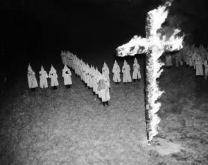 KKK cross-burning