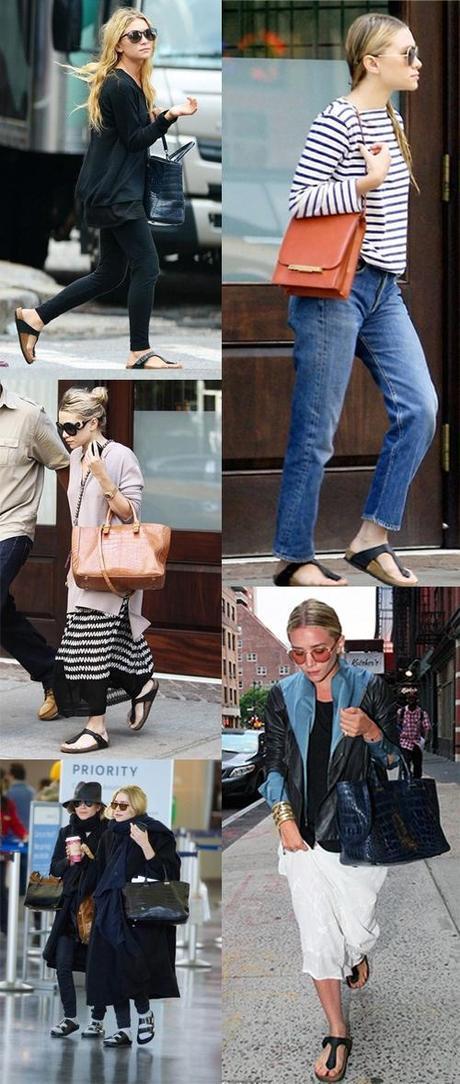 Mary Kate And Ashley Olsen Wear Birkenstocks