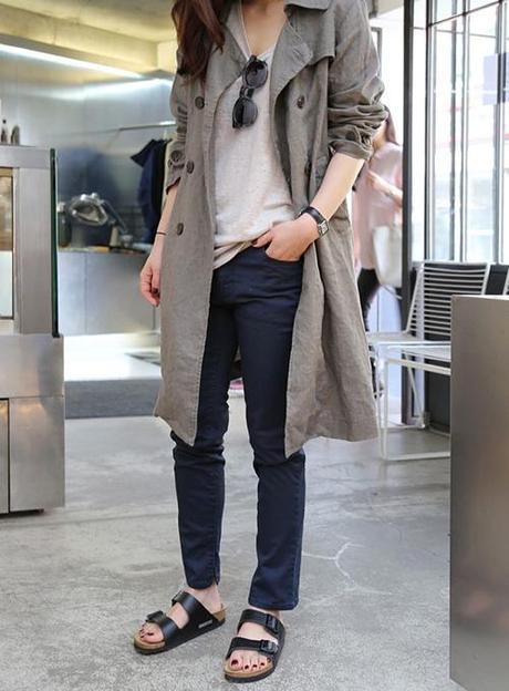 birkenstocks-with-trench