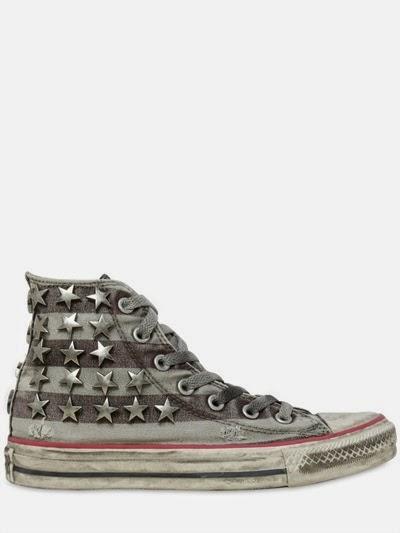 Old Glory, Tatted And Studded:  Converse Limited Edition Star Studded Sneakers