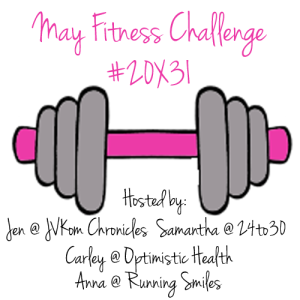 May fitness challenge logo