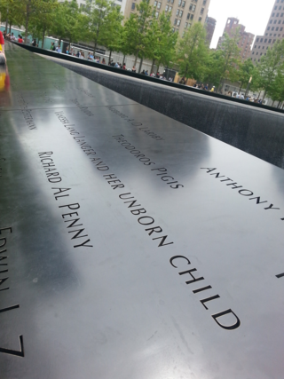 When I saw this name of Mommy and Unborn Baby, I gasped... and cried. 911 Memorial