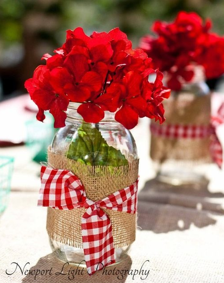 mason jar centerpiece