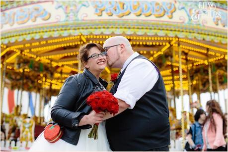 Brighton Wedding Photography Rock and Roll Rockabilly Couple_1710