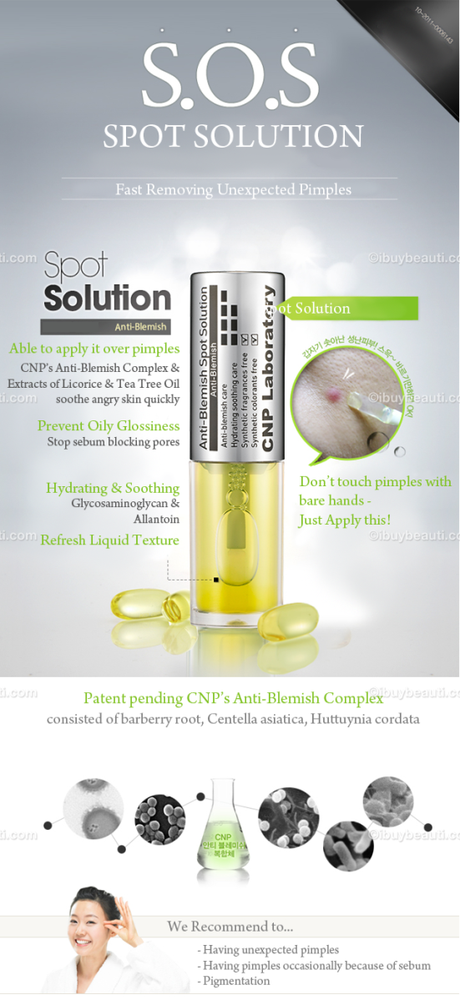 CNP Lab Anti Blemish Spot Solution Day info