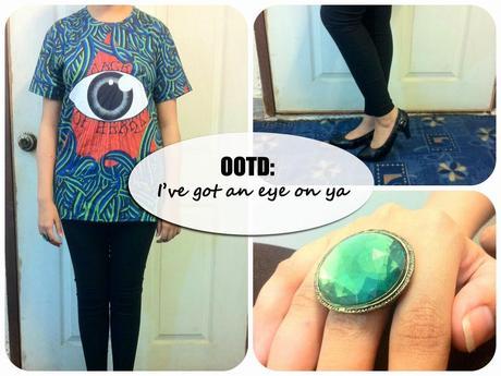 OOTD: I've Got An Eye On Ya OOTD: I've Got An Eye On Ya