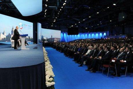 Russian President Vladimir Putin's opening speech to the International Economic Forum.
