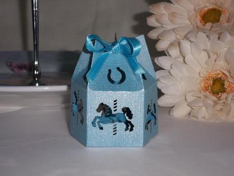 Blue wedding favors