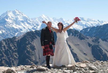 Glacier wedding