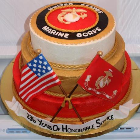 Marine Corps Ball cake