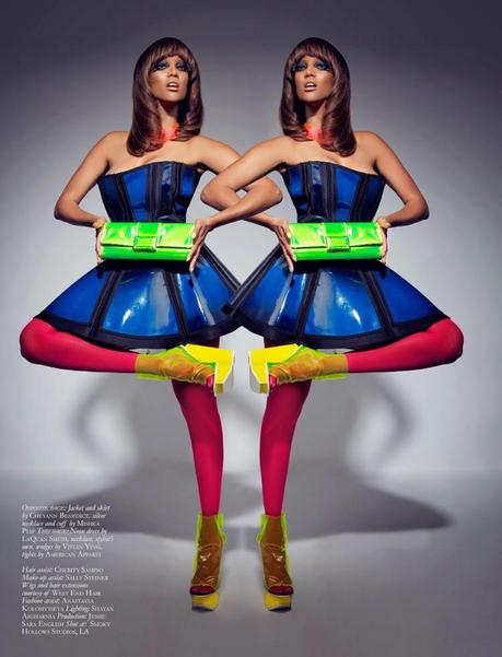 Tyra Banks by Thom Kerr for Black Magazine, June 2014