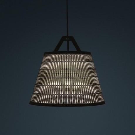 laser stitched lampshade 5