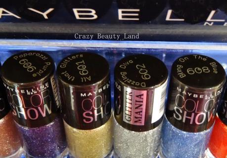 Maybelline Color Show Glitter Mania All Shades in India