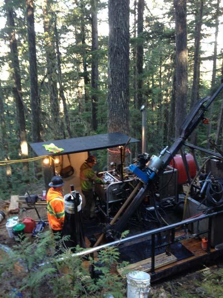 The drill rigs the company plans on using are similar to the pictured equipment. Photo courtesy USFS