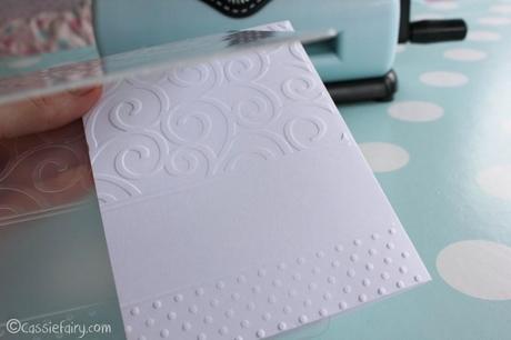 A new DIY craft for me – cardmaking & embossing