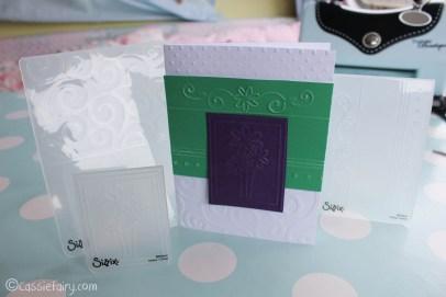 A new DIY craft for me – cardmaking & embossing