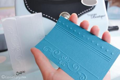 A new DIY craft for me – cardmaking & embossing