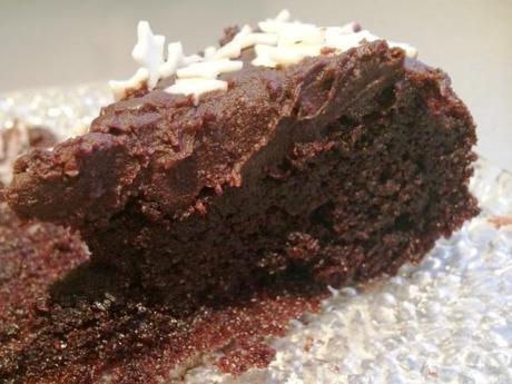 moist chocolate olive oil cake gluten free with chocolate fudge ganache icing