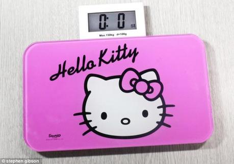 In a move criticised by campaigners for promoting unhealthy self-awareness, the tiny, bright-pink Hello Kitty scales have been on sale in branches of TK Maxx across Britain