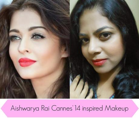 Aishwarya Rai Bachchan Cannes 2014 Inspired Makeup