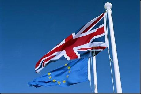 UK an Eurp flag