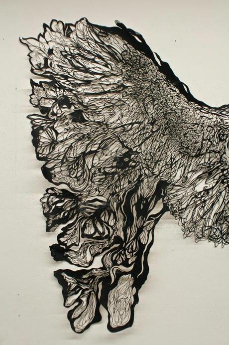 paper arts | hand-cut paper illustration