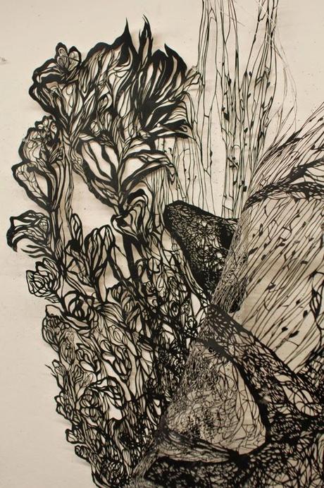 paper arts | hand-cut paper illustration