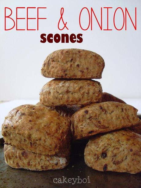 Beef and Onion Scones