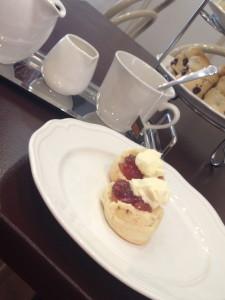 Scones with Cream and Jam