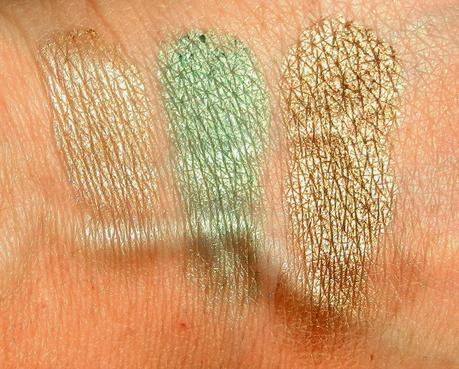 Pixi Mesmerizing Mineral Palette Emerald Swatches 