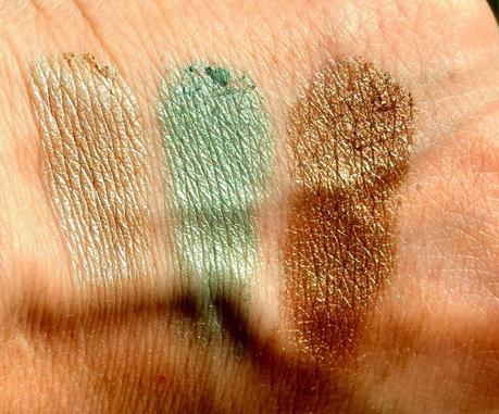 Pixi Mesmerizing Mineral Palette Emerald Swatches 