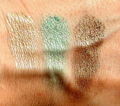 Pixi Mesmerizing Mineral Palette Emerald Swatches 