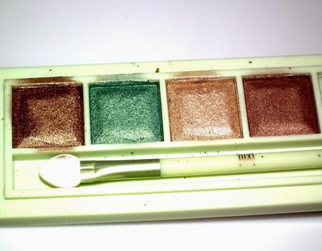  Pixi Mesmerizing Mineral Palette Emerald Swatches 