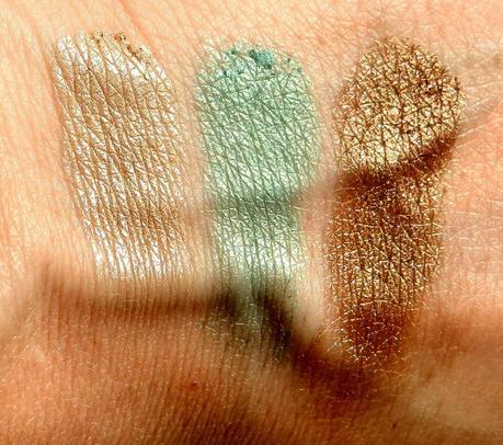 Pixi Mesmerizing Mineral Palette Emerald Swatches 